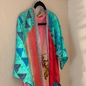 Kimono style robe
